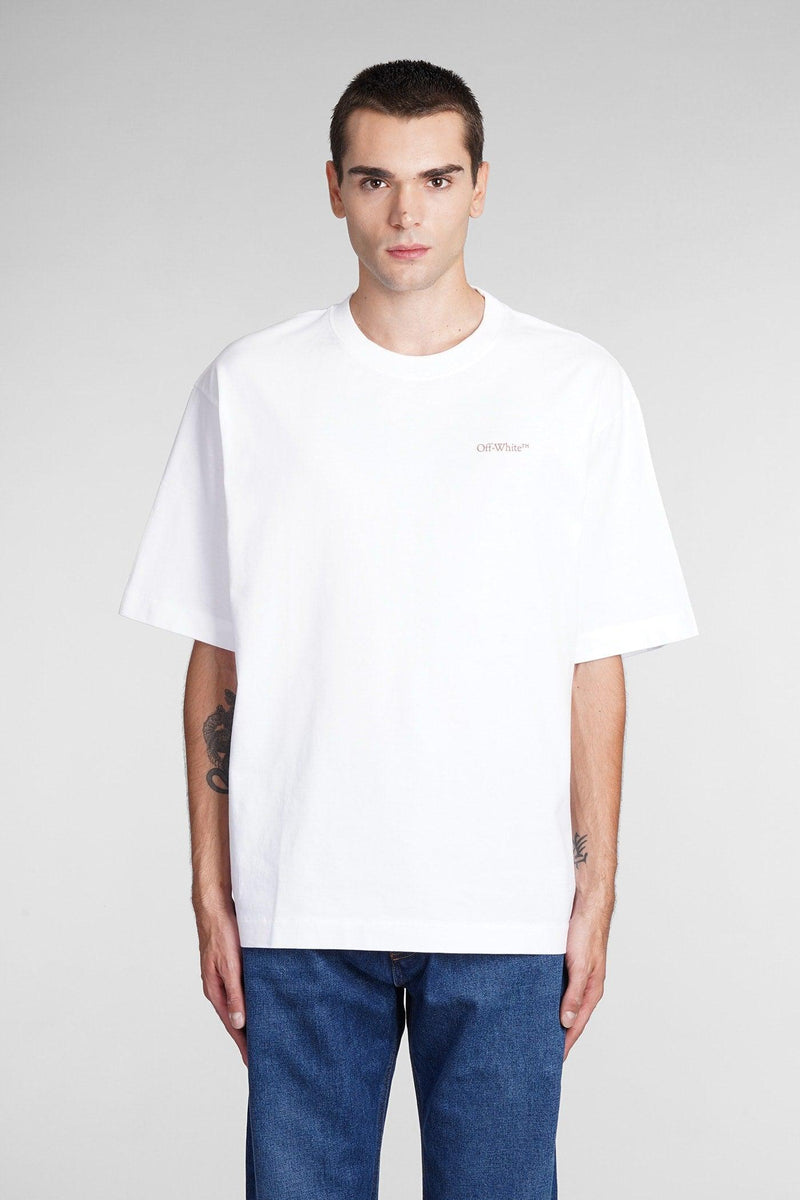 Off-White T-shirt In White Cotton - Men - Piano Luigi