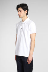 Balmain Polo In White Cotton - Men - Piano Luigi