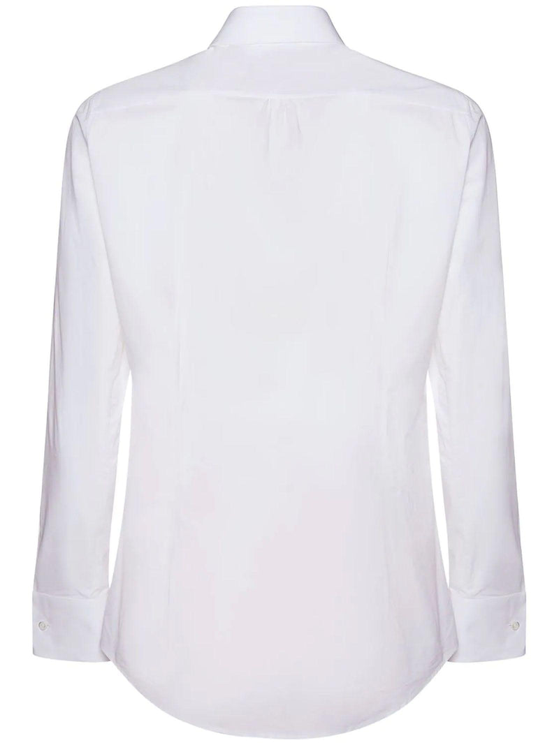 Dsquared2 White Stretch-cotton Shirt - Men - Piano Luigi