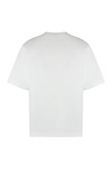 Off-White Cotton Crew-neck T-shirt - Men - Piano Luigi