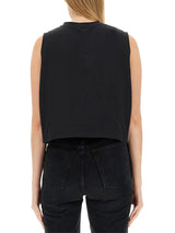 Balmain Tank Top With Logo - Women - Piano Luigi