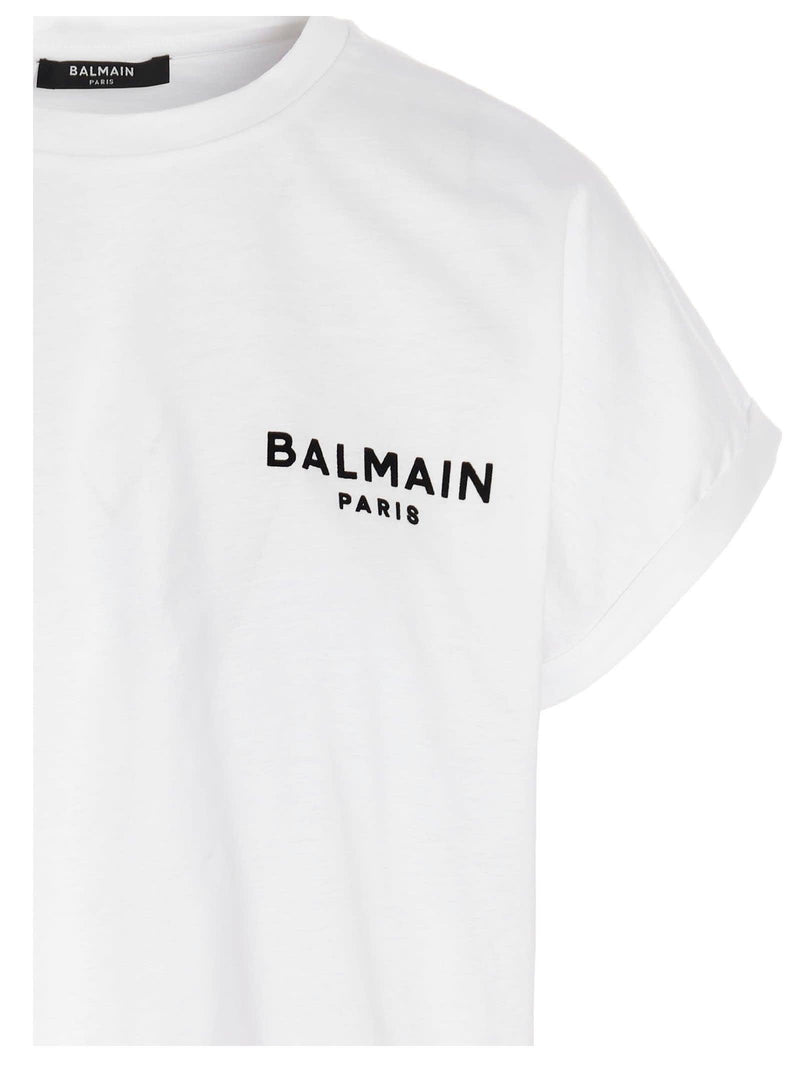 Balmain Cotton Crew-neck T-shirt - Women - Piano Luigi