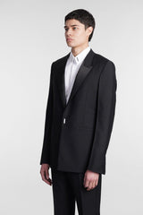 Givenchy Classic Jacket In Black Wool - Men - Piano Luigi