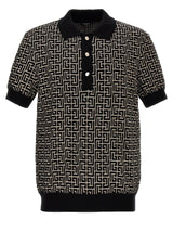 Balmain monogram Polo Shirt - Men - Piano Luigi