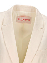 Valentino Toile Iconographe Straight Hem Blazer - Women - Piano Luigi