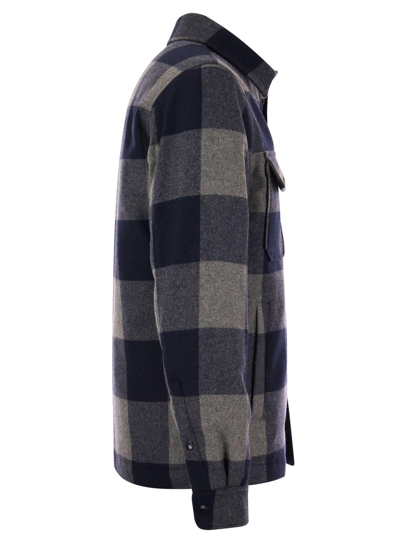 Woolrich Alaskan Check Shirt Jacket - Men - Piano Luigi