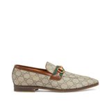 Gucci Leather Monogram Loafers - Men - Piano Luigi