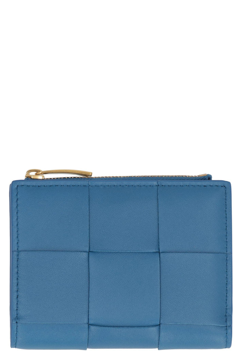 Bottega Veneta Cassette Intrecciato Bi-fold Wallet - Women - Piano Luigi