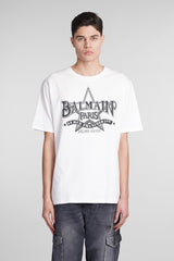 Balmain T-shirt In White Cotton - Men - Piano Luigi