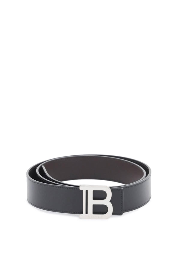 Balmain Belts In Black Leather - Men - Piano Luigi