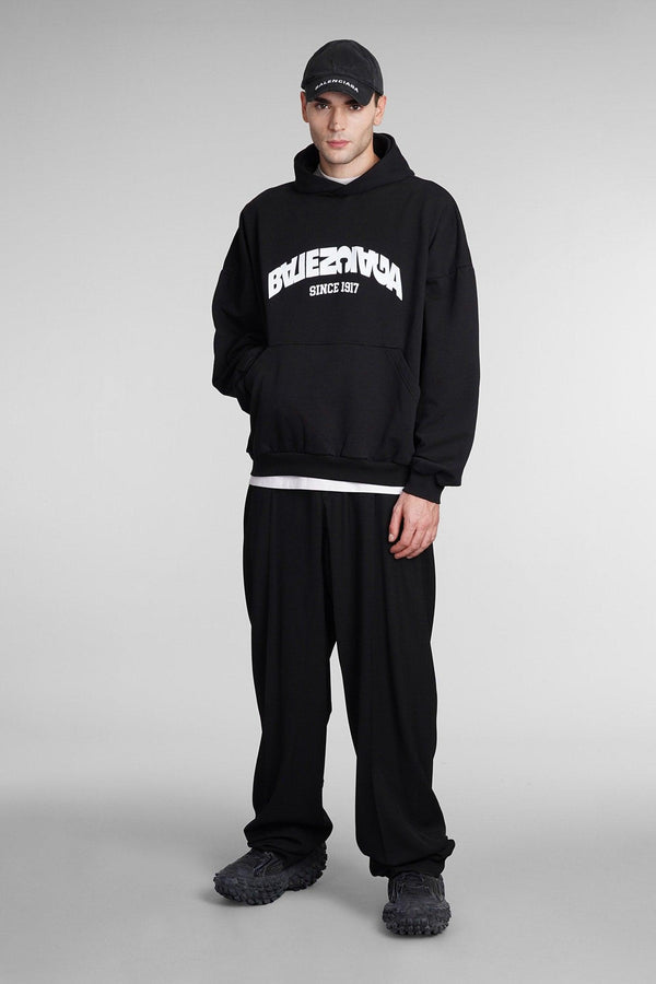 Balenciaga Sweatshirt In Black Cotton - Men - Piano Luigi