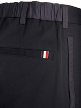 Moncler Blue Trousers - Men - Piano Luigi