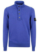 Stone Island Logo Patch Long-sleeved Jumper - Men - Piano Luigi