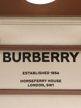 Burberry Pocket Two-tone Small Tote Bag - Women - Piano Luigi