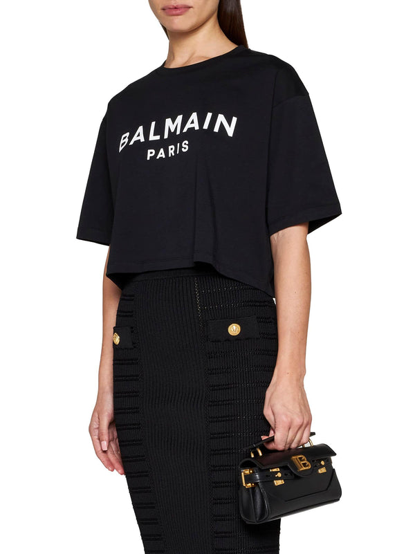 Balmain Cotton Crew-neck T-shirt - Women - Piano Luigi