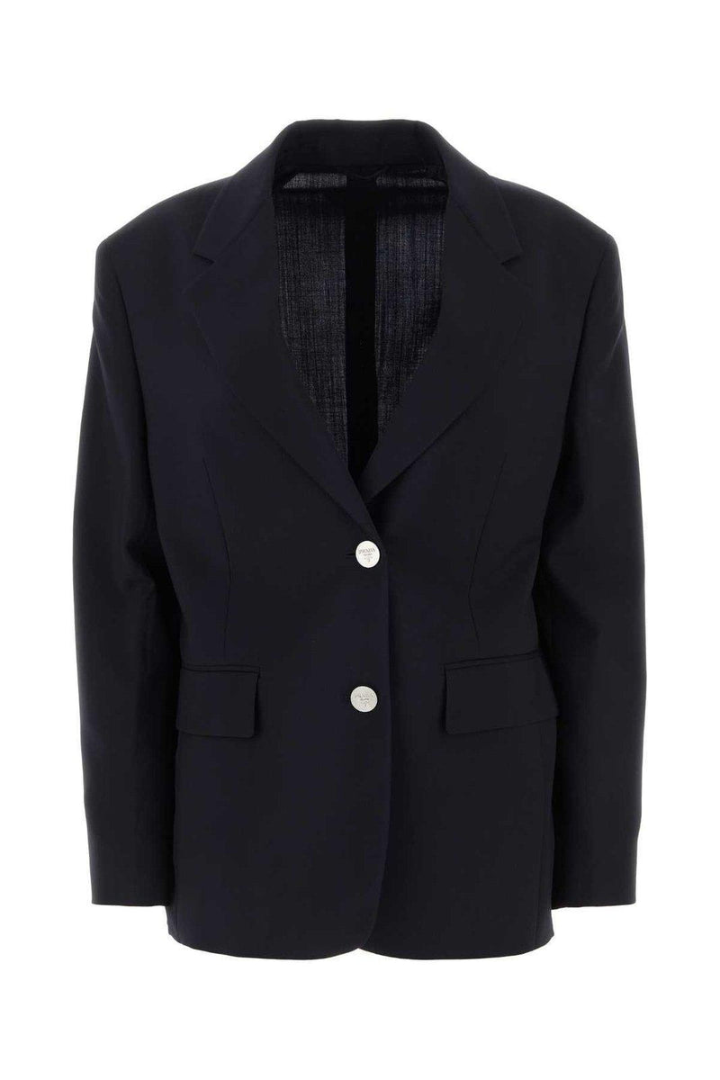 Prada Single-breasted Tailored Blazer - Women - Piano Luigi