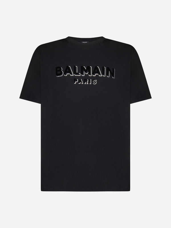 Balmain Logo Cotton T-shirt - Men - Piano Luigi