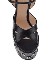 Gucci Interlocking G Studs Sandal - Women - Piano Luigi