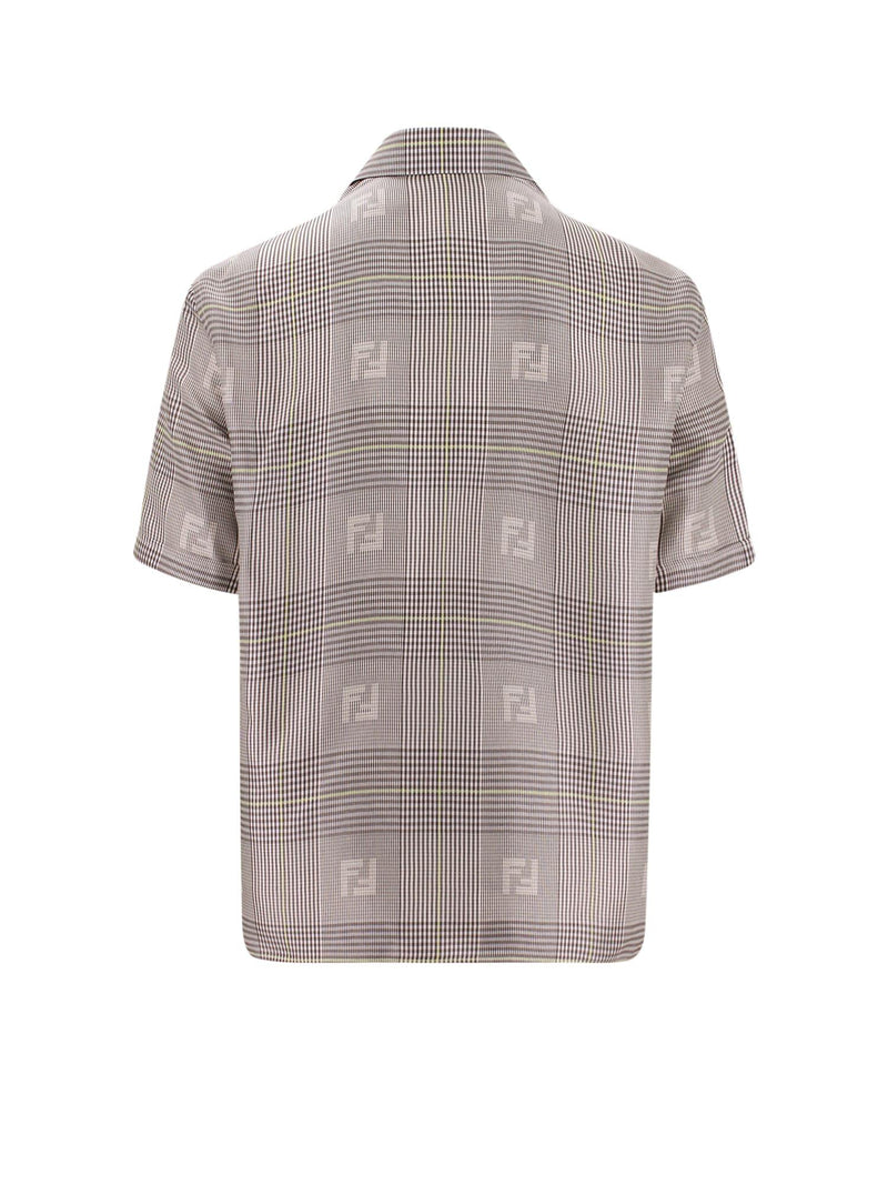 Fendi Prince Of Wales Silk Shirt - Men - Piano Luigi