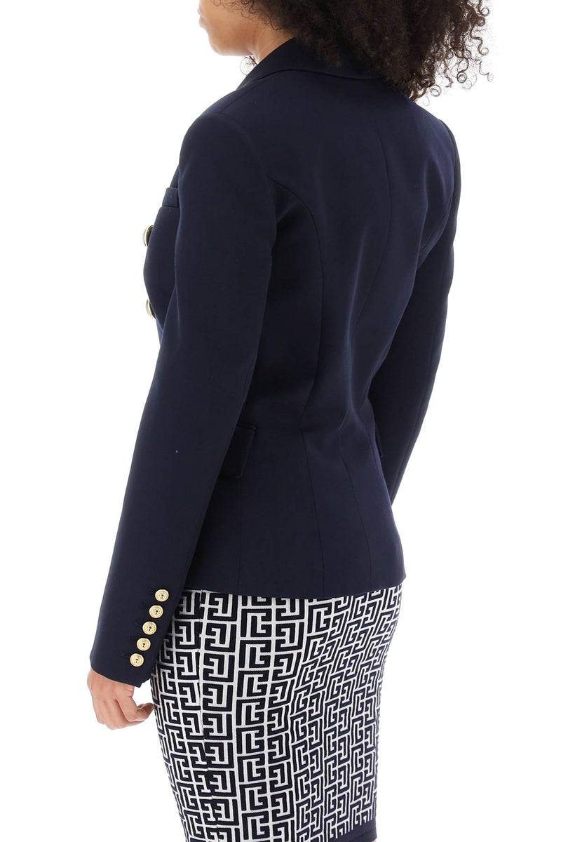 Balmain Stretch Wool Blazer - Women - Piano Luigi