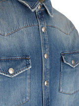 Burberry Denim Shirt With Pockets - Men - Piano Luigi