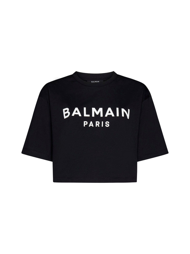 Balmain Cotton Crew-neck T-shirt - Women - Piano Luigi