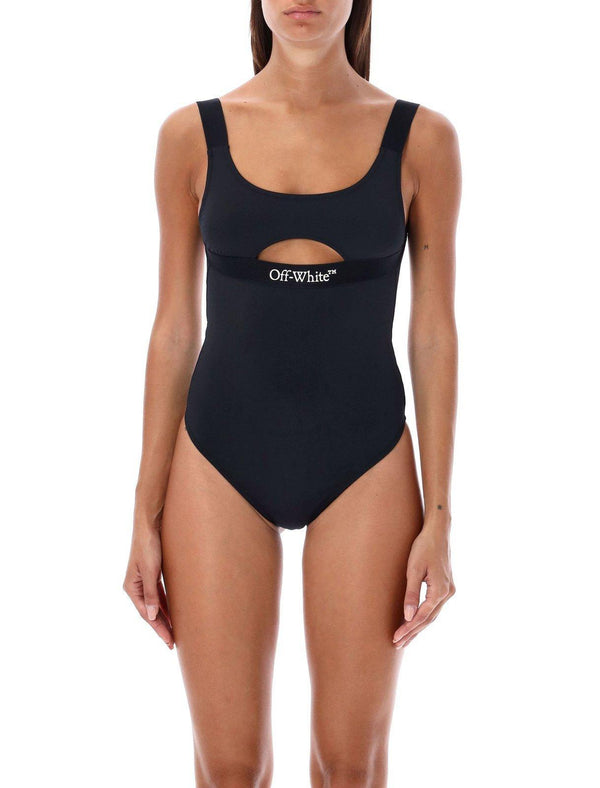 Off-White Logoband Swimsuit - Women - Piano Luigi