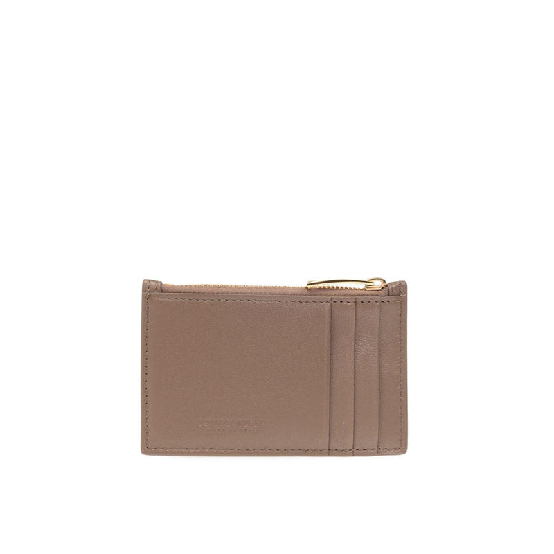 Bottega Veneta Leather Card Case - Women - Piano Luigi