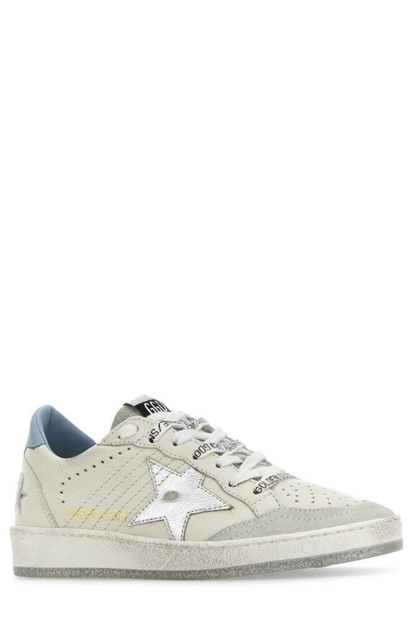 Golden Goose Star Patch Lace-up Sneakers - Women - Piano Luigi