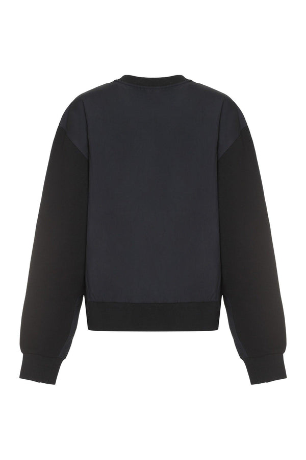 Moncler Cotton Crew-neck Sweatshirt - Women - Piano Luigi