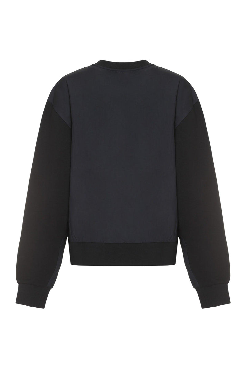 Moncler Cotton Crew-neck Sweatshirt - Women - Piano Luigi