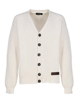 Dsquared2 Cardigan With Leather Patch - Men - Piano Luigi