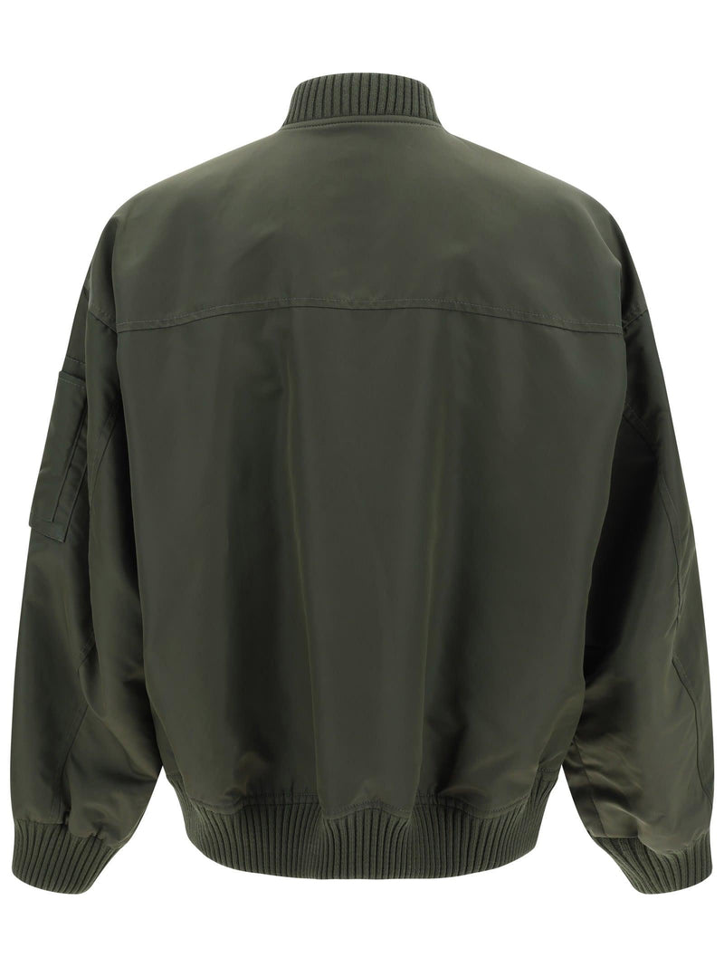 Dsquared2 Classic Oversized Bomber Jacket In Green - Women - Piano Luigi