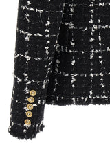 Balmain Tweed Double-breasted Blazer - Women - Piano Luigi