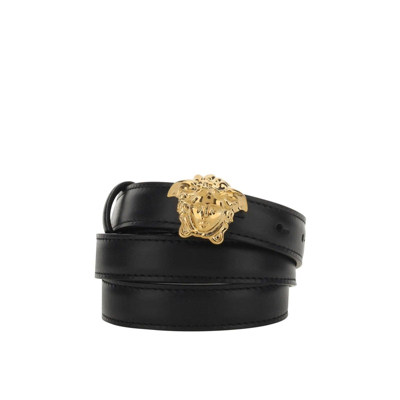 Versace La Medusa Leather Belt - Women - Piano Luigi