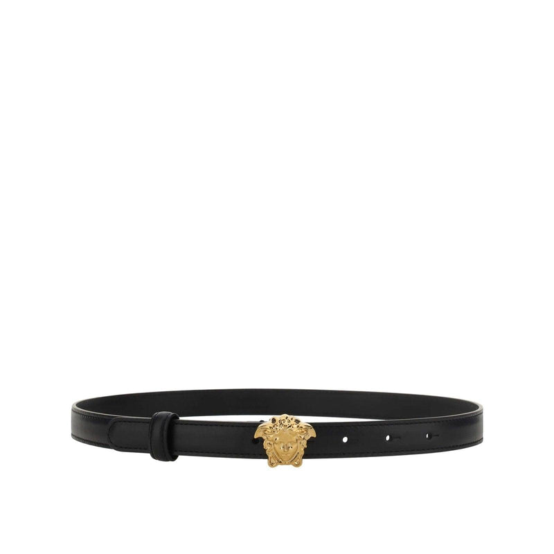 Versace La Medusa Leather Belt - Women - Piano Luigi