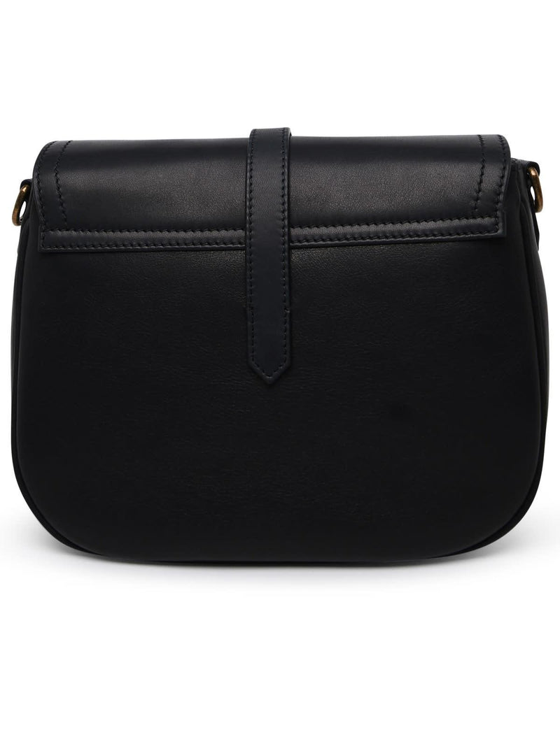 Golden Goose Black Leather Sally Midi Bag - Women - Piano Luigi