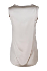 Brunello Cucinelli Sleeveless V-neck Silk Top - Women - Piano Luigi