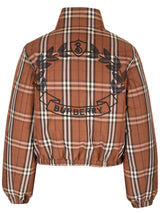 Burberry Check Pattern Nylon Puffer Jacket - Women - Piano Luigi