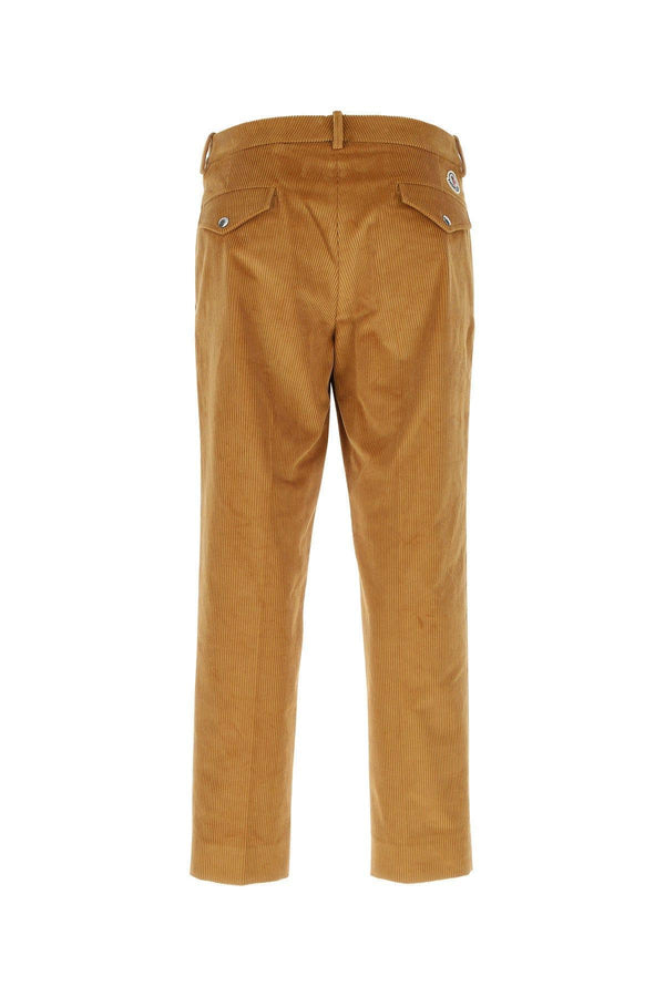 Moncler Camel Corduroy Pant - Men - Piano Luigi