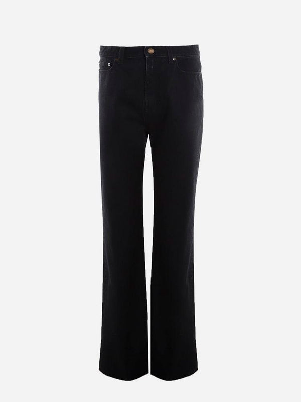 Saint Laurent 90s High-waisted Cotton Jeans - Women - Piano Luigi