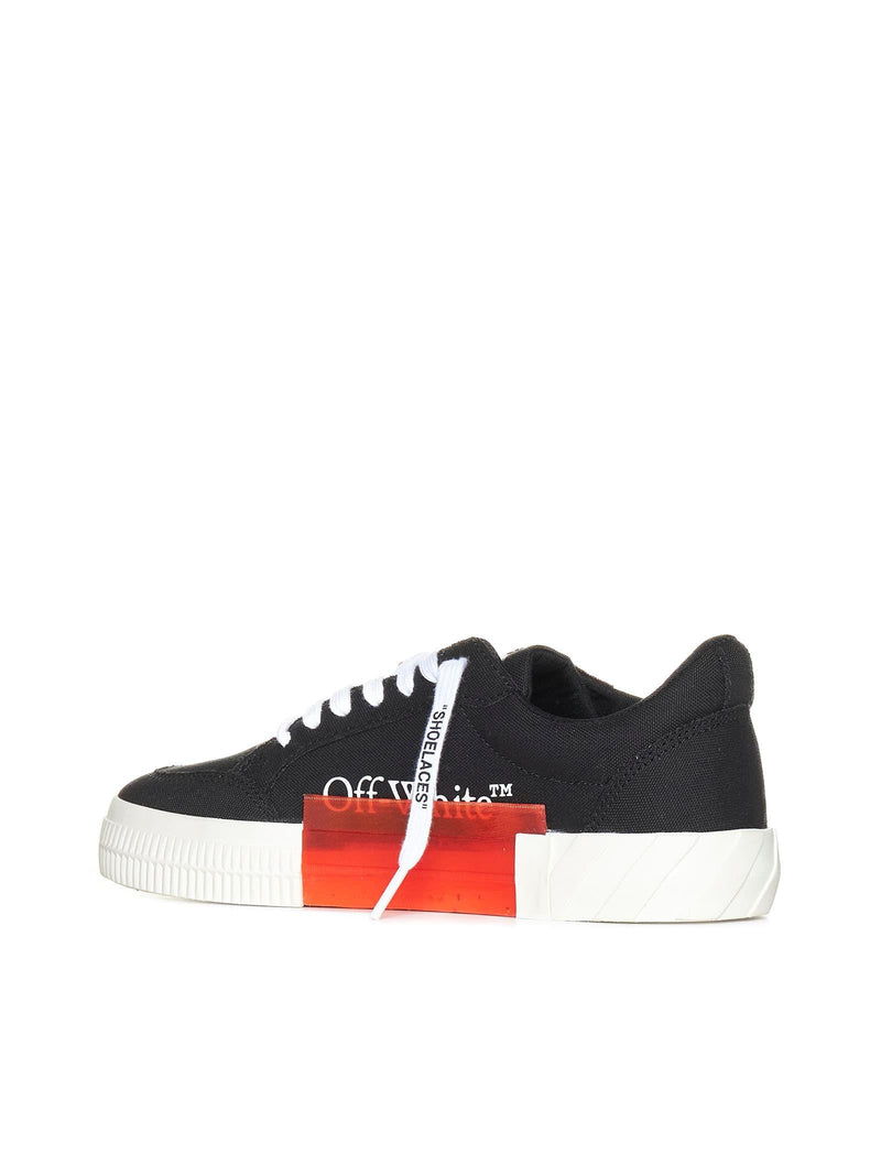 Off-White Canvas Low Vulcanized Sneakers - Women - Piano Luigi