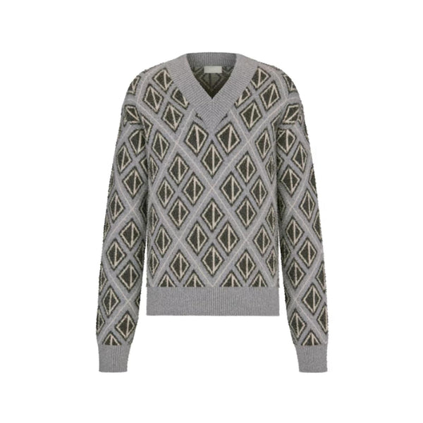 Dior Cd Diamond Motif Wool Sweater - Men - Piano Luigi