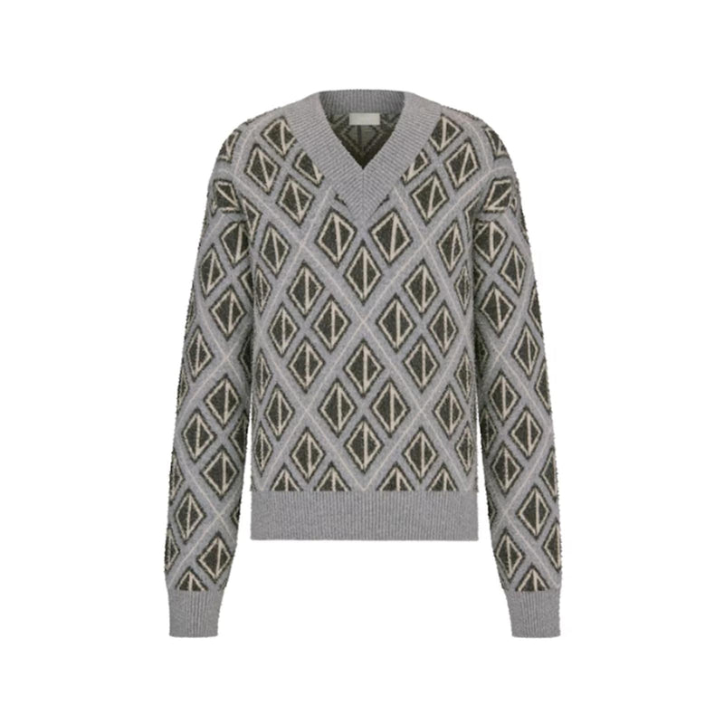 Dior Cd Diamond Motif Wool Sweater - Men - Piano Luigi