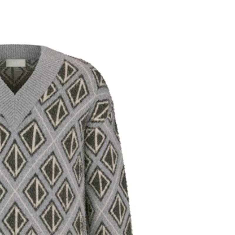 Dior Cd Diamond Motif Wool Sweater - Men - Piano Luigi