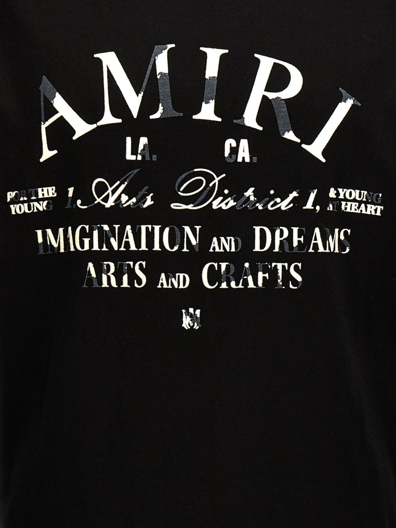 AMIRI Arts District-print shirt - White