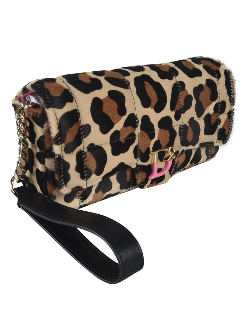 Dsquared2 Animalier Print Quilted Shoulder Bag - Women - Piano Luigi