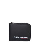 Dsquared2 Bob Black Wallet - Men - Piano Luigi