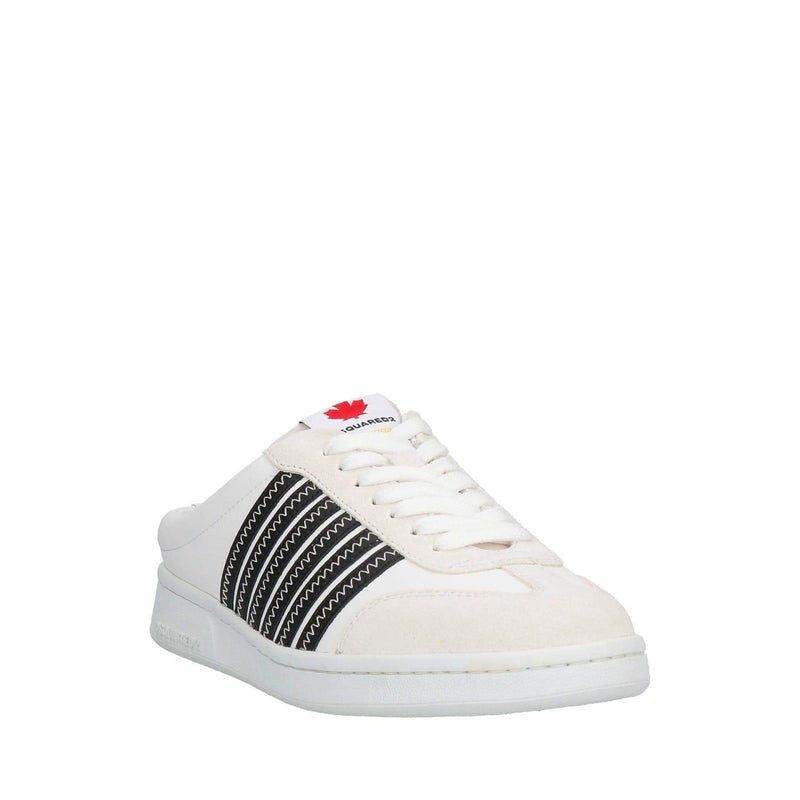 Dsquared2 Boxer Leather Open Back Sneakers - Men - Piano Luigi