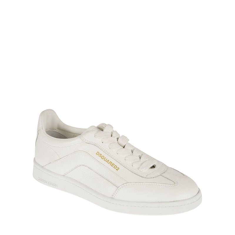 Dsquared2 Boxer Leather Sneakers - Men - Piano Luigi